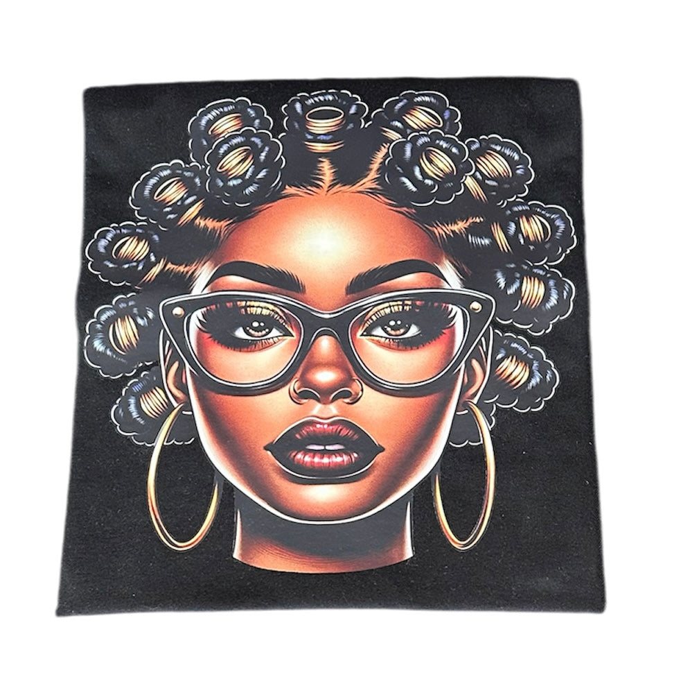 BANTU KNOT T-SHIRT (BLACK)