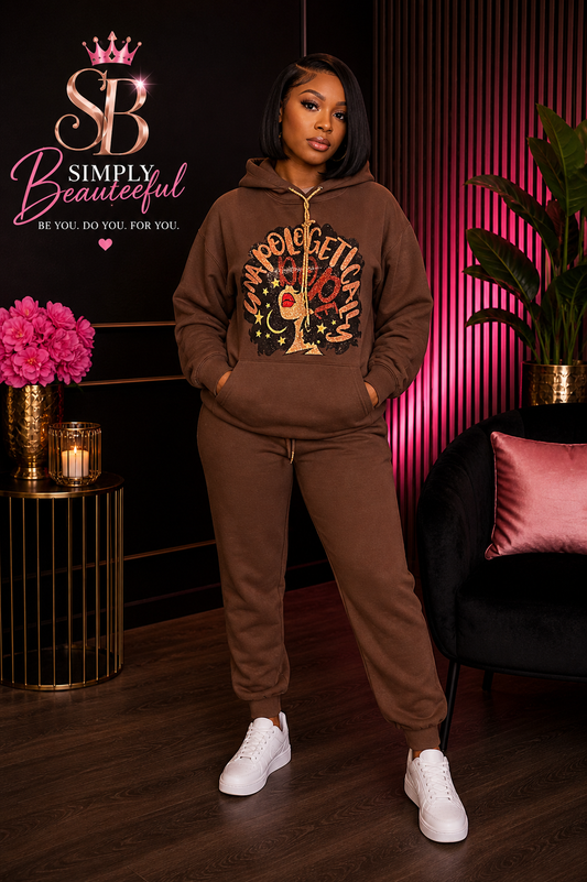 Unapologetic Dope Hoodie Brown