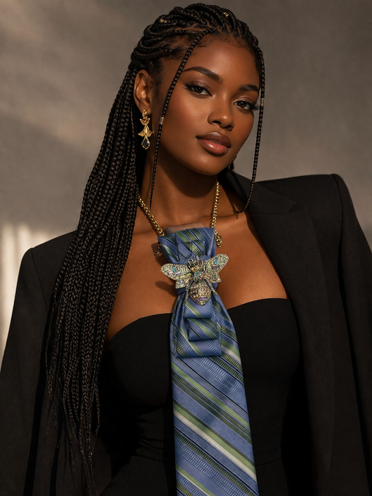 The Queen Bee Statement Tie 🐝✨