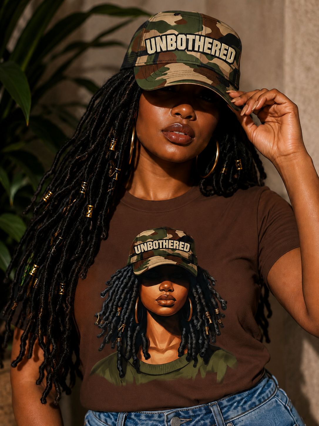 Unbothered Camo Queen