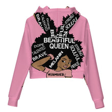 Load image into Gallery viewer, #IAMHER CUSTOM CROPPED HOODIES
