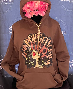 Unapologetic Dope Hoodie Brown