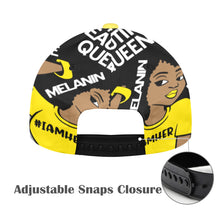 Load image into Gallery viewer, #IAMHER BASEBALL CAP (GRAY WITH YELLOW)
