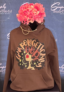 Unapologetic Dope Hoodie Brown