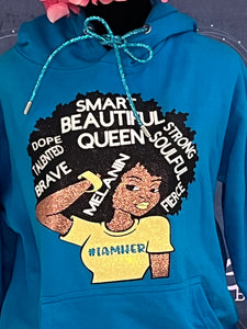 #IAMHER TURQUOSE HOODIE