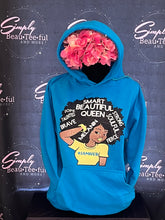 Load image into Gallery viewer, #IAMHER TURQUOSE HOODIE
