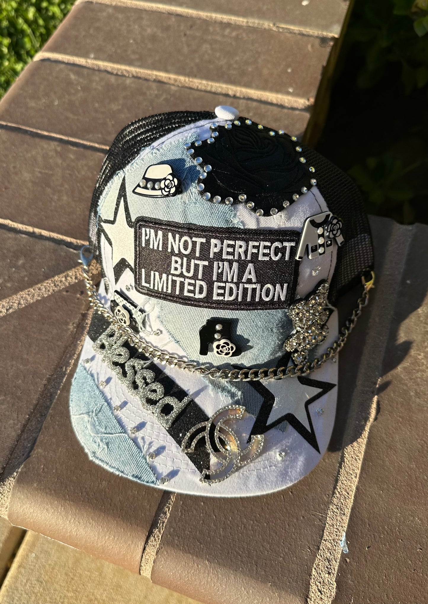Positive Mind • Positive Vibes • Positive Life Custom Bling Cap