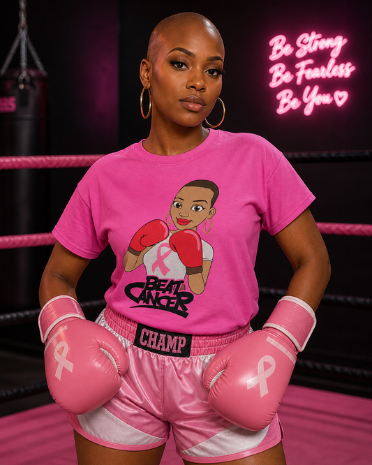 Beat Cancer short sleeve T