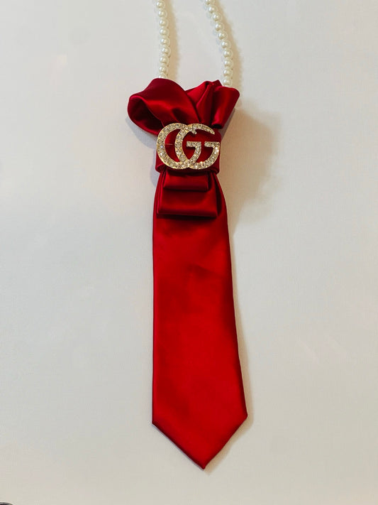 Red Statement Tie – Bold. Confident. Unforgettable.