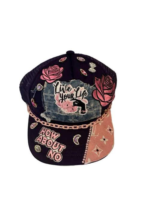 “HOW ABOUT NO” Custom Statement Cap 💖✨