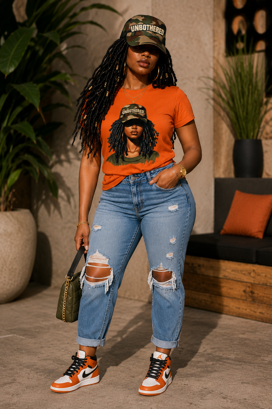 Unbothered Camo Queen