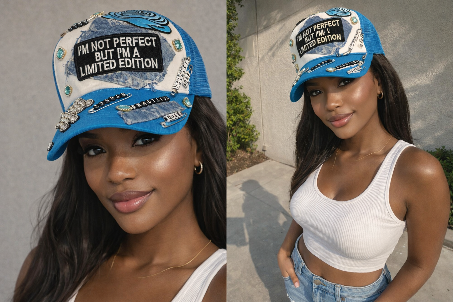 I’m not perfect, but I’m a limited edition trucker hat