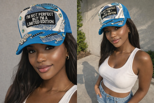 I’m not perfect, but I’m a limited edition trucker hat