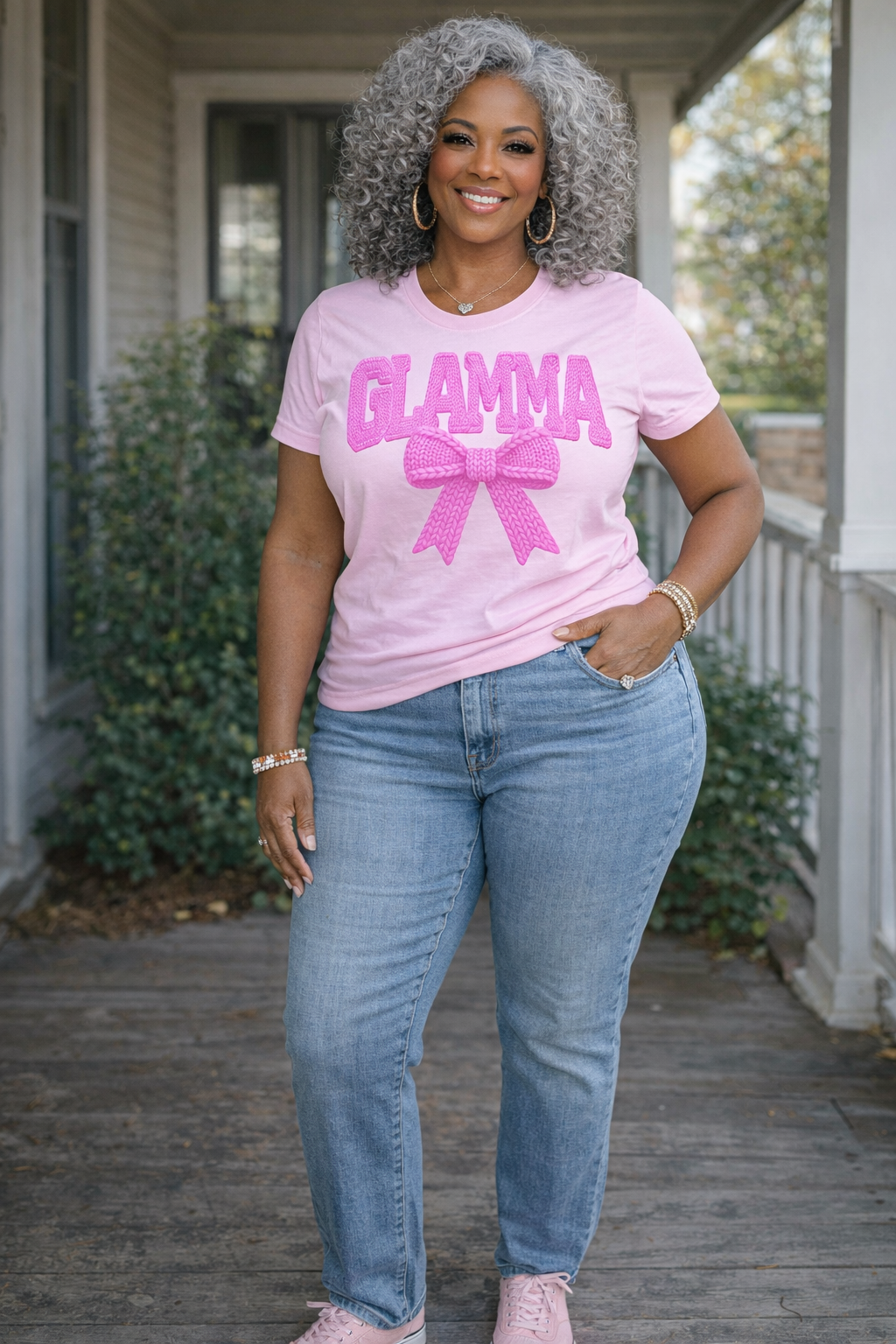GLAMMA Pink Statement Tee – Perfect Gift Edition