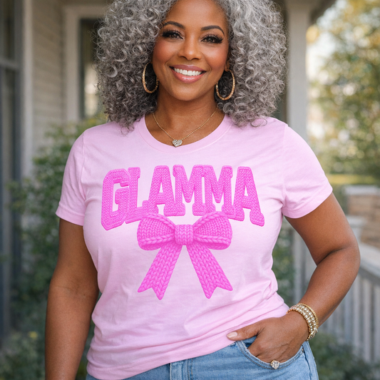 GLAMMA Pink Statement Tee – Perfect Gift Edition