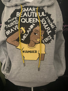 IAMHER HOODIE/YELLOW