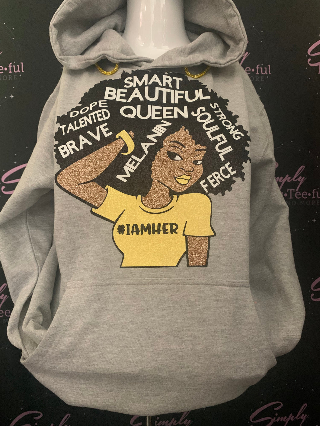 IAMHER HOODIE/YELLOW