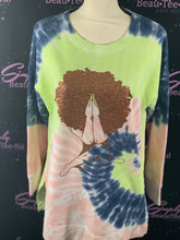 Load image into Gallery viewer, Stay Prayed Up - Oversized Tie Dye Sweatshirt
