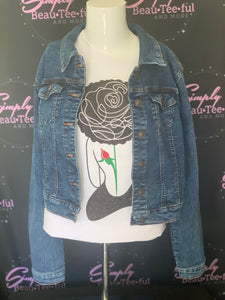 Unapologetically Dope Crop denim Jacket