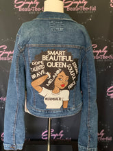 Load image into Gallery viewer, Crop Denim Jacket #IAMHER
