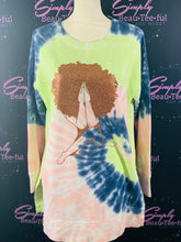 Load image into Gallery viewer, Stay Prayed Up - Oversized Tie Dye Sweatshirt
