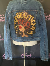 Load image into Gallery viewer, Unapologetically Dope Crop denim Jacket
