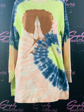 Load image into Gallery viewer, Stay Prayed Up - Oversized Tie Dye Sweatshirt
