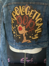 Load image into Gallery viewer, Unapologetically Dope Crop denim Jacket
